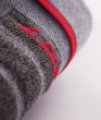 Lenz Heat Sock 5.1 Toe Cap Slim Fit - šedá/červená
