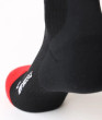 Lenz Heat Sock 6.1 Toe Cap Compression - černá/červená