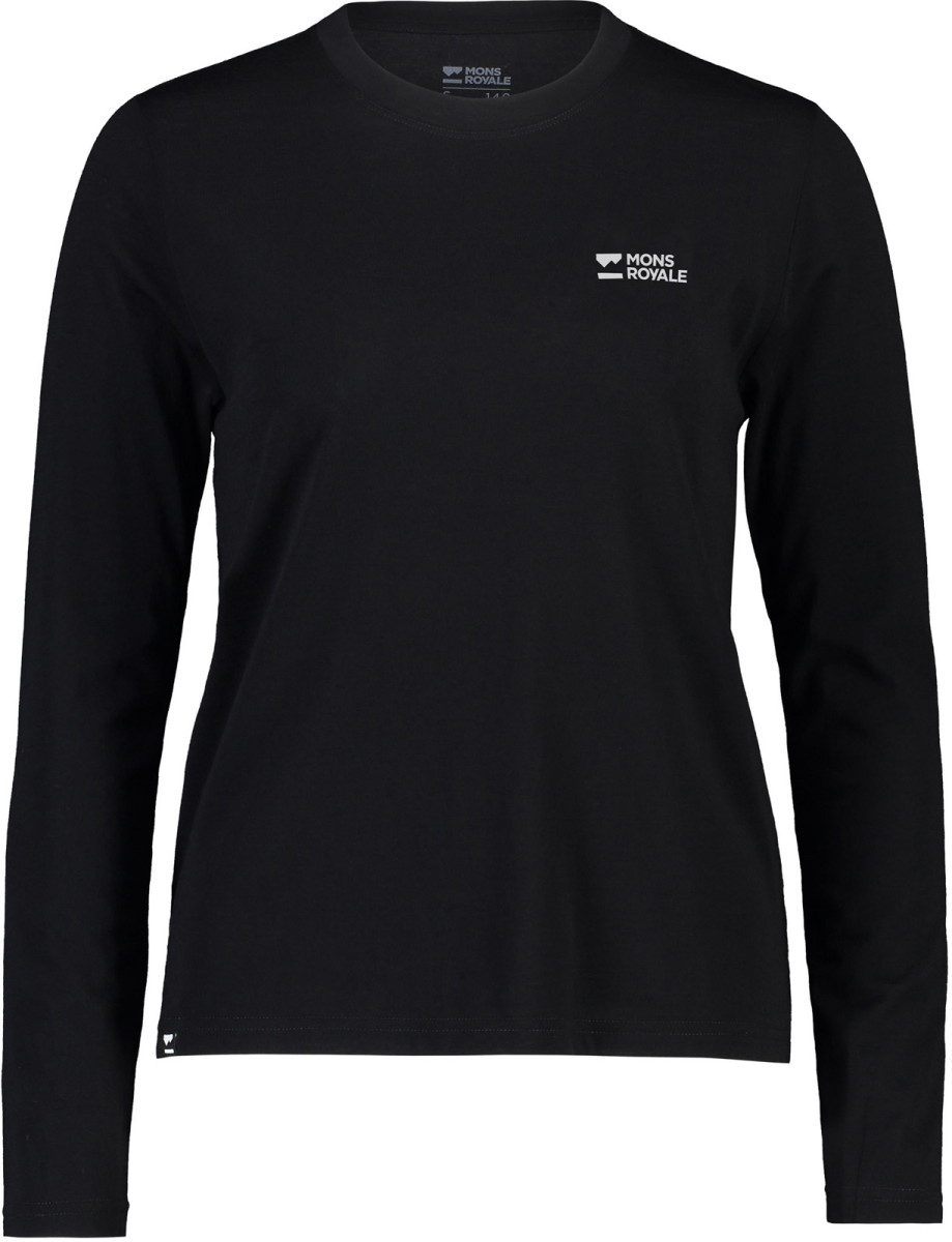 Mons Royale Icon Relaxed LS - black