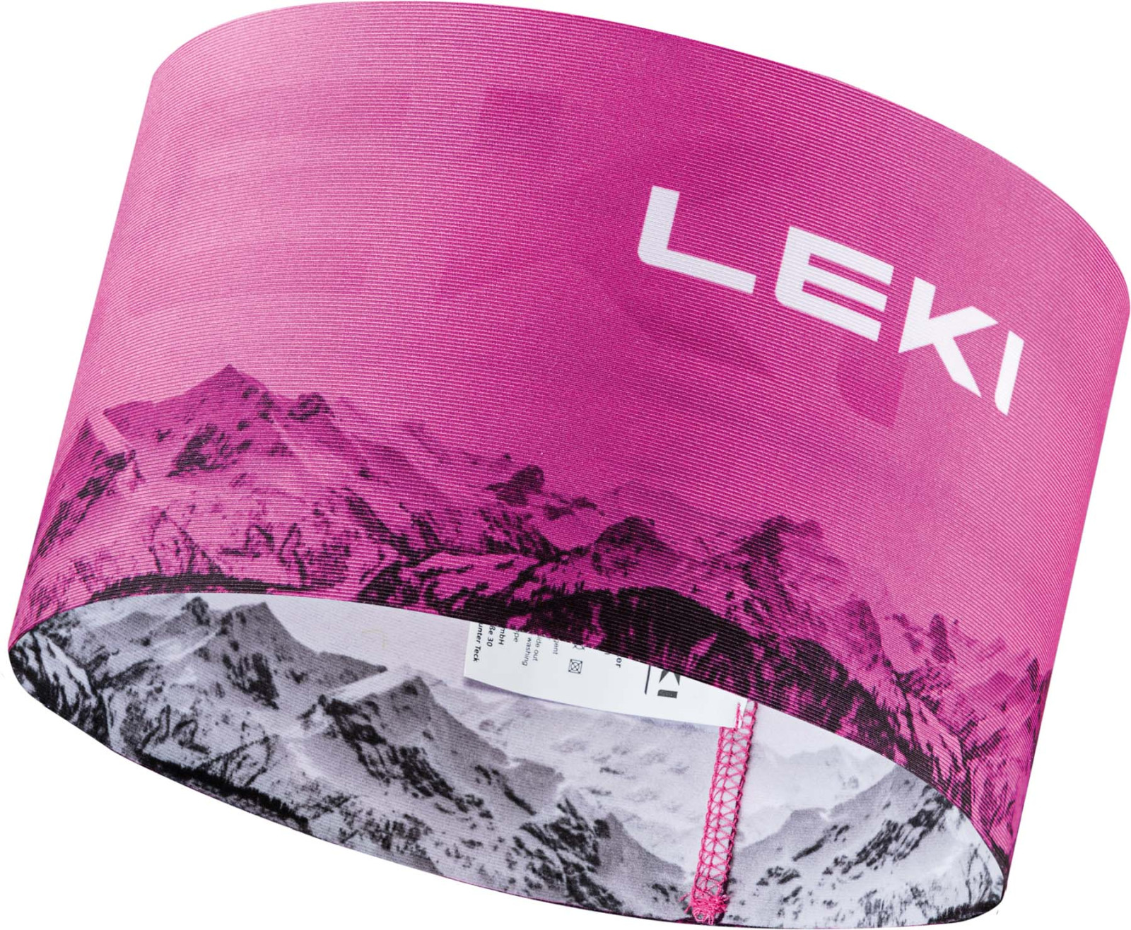 Leki XC Headband - růžová/bílá