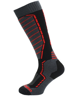Blizzard Profi Ski Socks - černá/šedá/červená