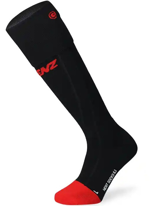 Lenz Heat Sock 6.1 Toe Cap Compression - černá/červená
