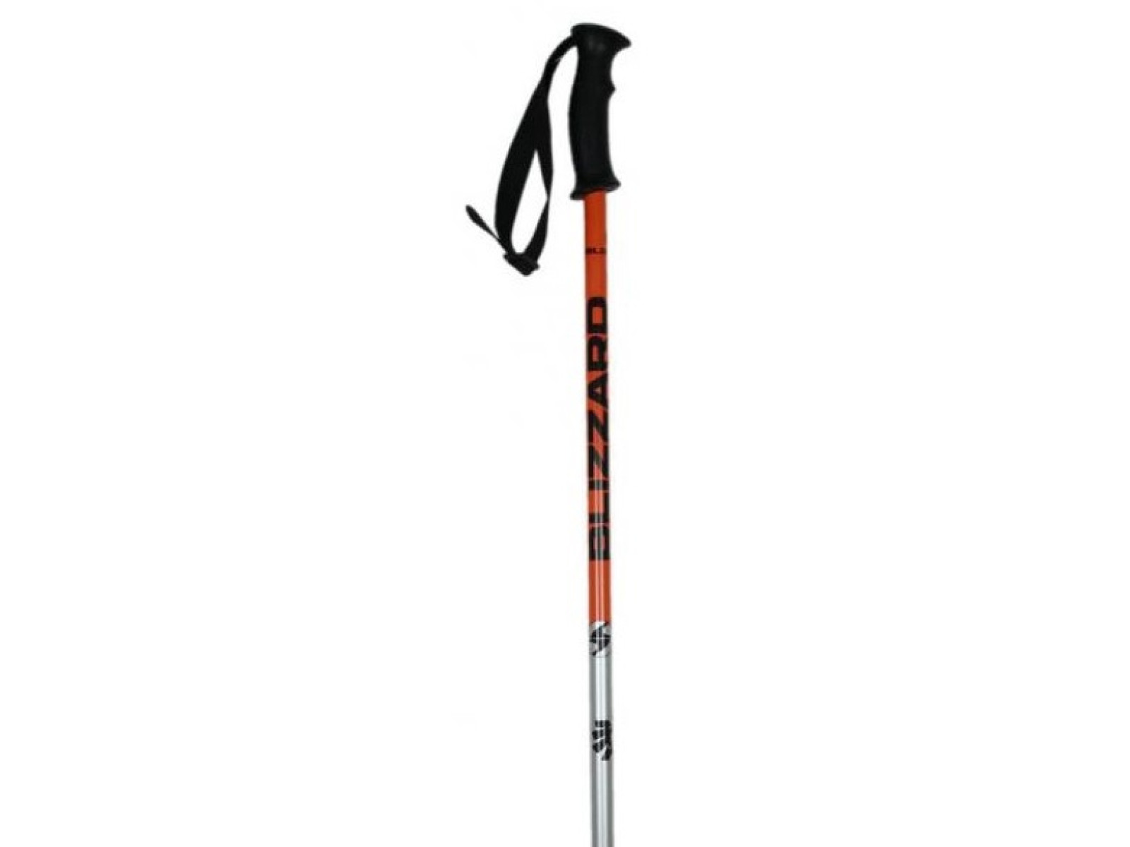 Blizzard Sport Ski Poles - černá/oranžová/stříbrná 2021/2022 110cm 115cm 120cm 125cm 130cm 135cm