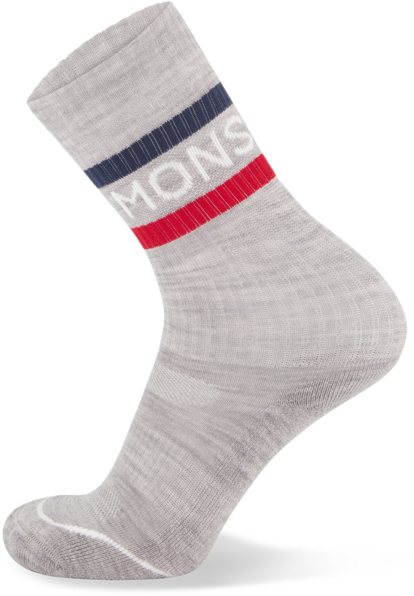 Mons Royale Signature Crew Sock - college grey
