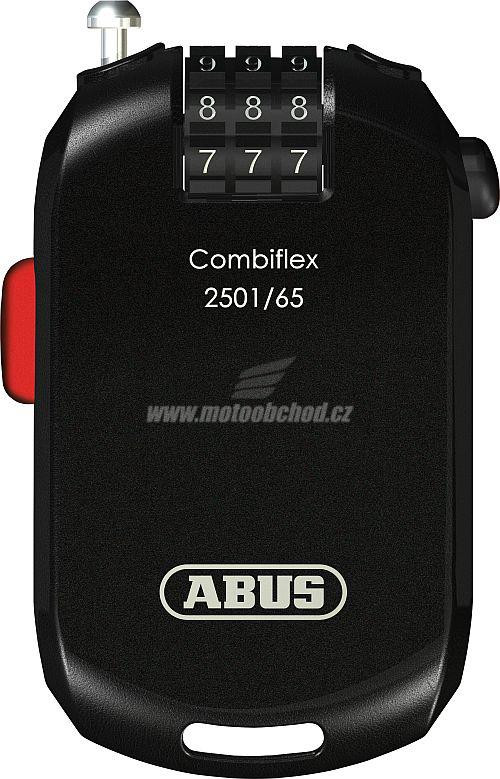 lankový zámek ABUS 2501/65 CombiFlex s číselným kódem - černá