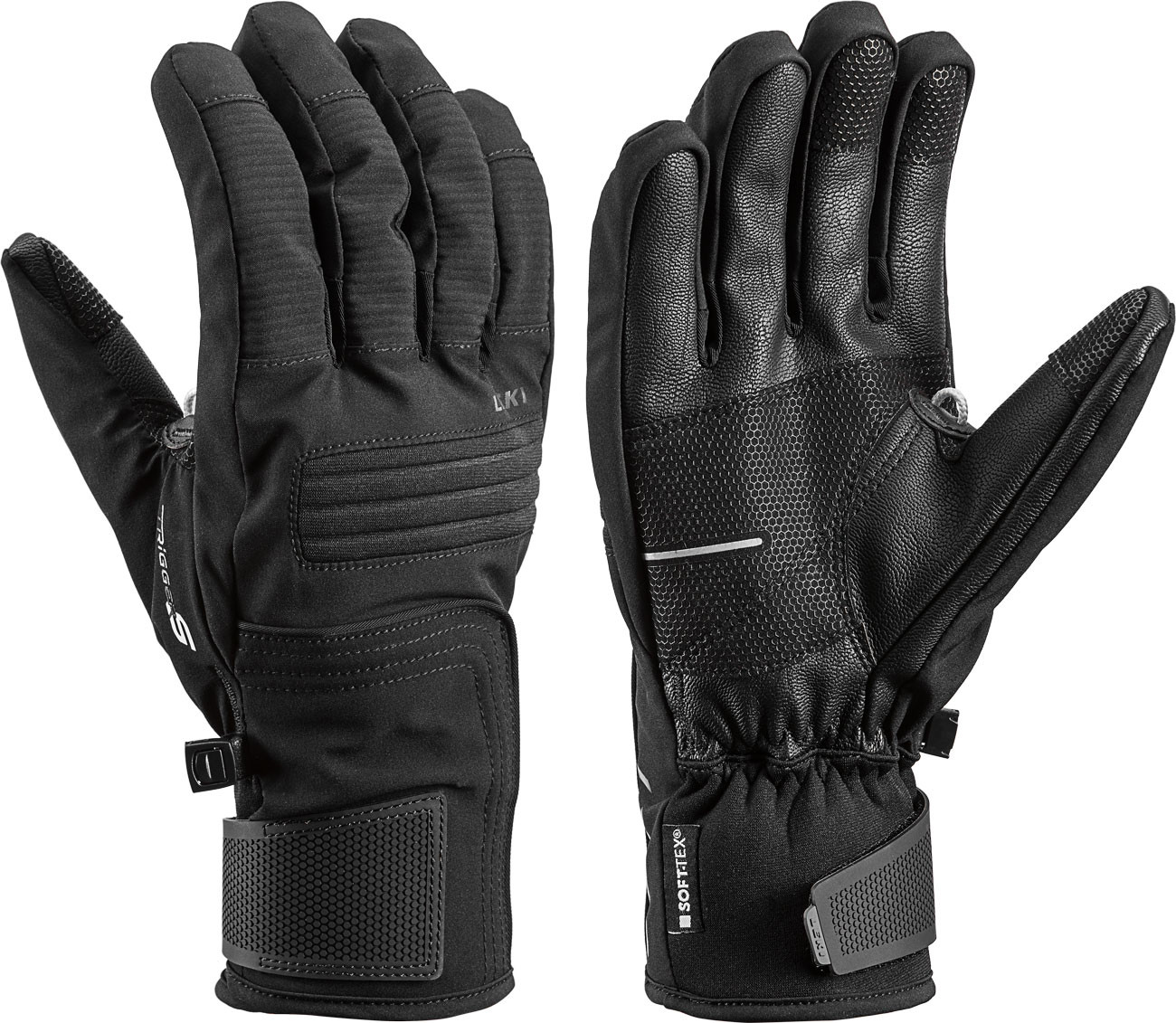 pánské sjezdové rukavice Leki Glove Progressive 5 S