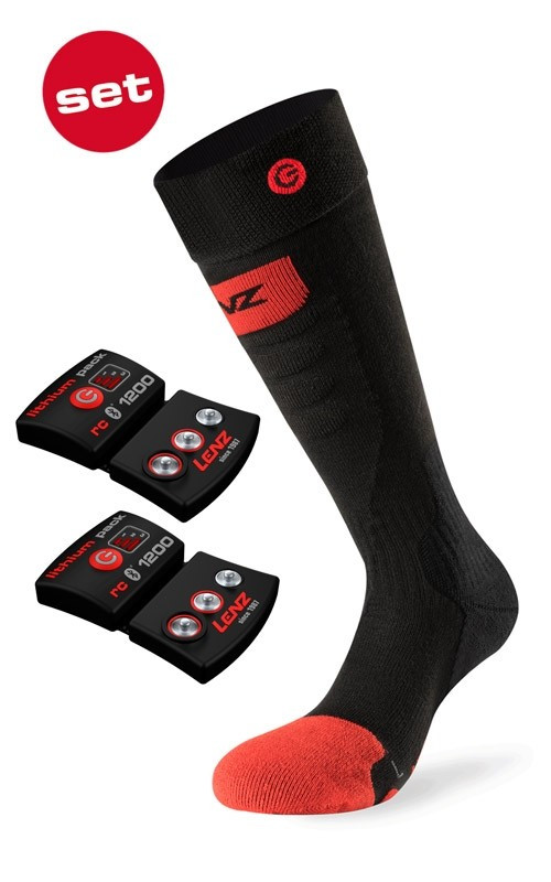 Lenz Heat Socks 5.0 Toe Cap