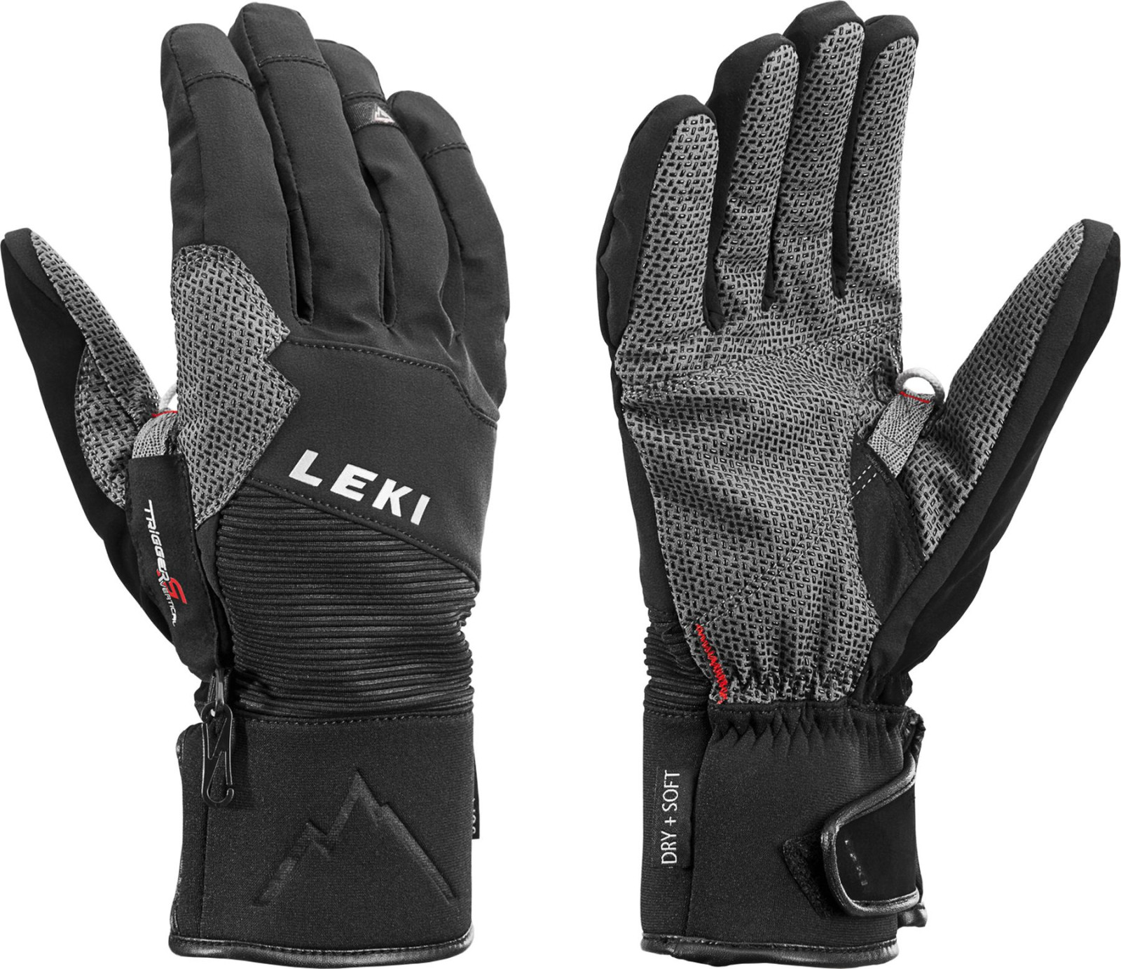 lyžařské sportovní rukavice Leki Tour Evolution V