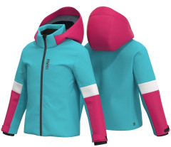 Girl Ski Jacket 3157 - aquarius-fuchsia-white