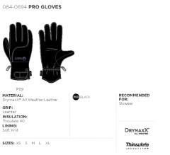 rukavice Pro - černá