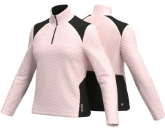 Ladies Sweatshirt 9360 - millenial pink-black