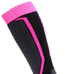 Viva Allround Ski Socks Junior - černá/růžová